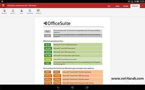 تحميل برنامج اوفيس OfficeSuite 9 Pro 10.16.27224 للأندرويد